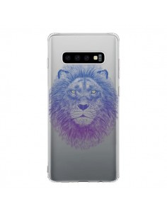 Coque Samsung S10 Lion Animal Transparente - Rachel Caldwell
