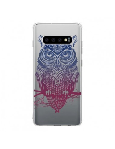 Coque Samsung S10 Hibou Chouette Owl Transparente - Rachel Caldwell
