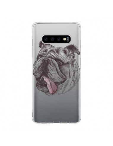 Coque Samsung S10 Chien Bulldog Dog Transparente - Rachel Caldwell