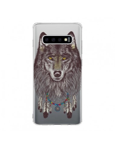 Coque Samsung S10 Loup Wolf Attrape Reves Transparente - Rachel Caldwell