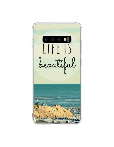 Coque Samsung S10 Life is Beautiful - R Delean