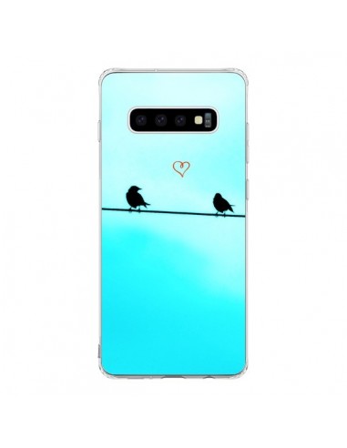 Coque Samsung S10 Oiseaux Birds Amour Love - R Delean