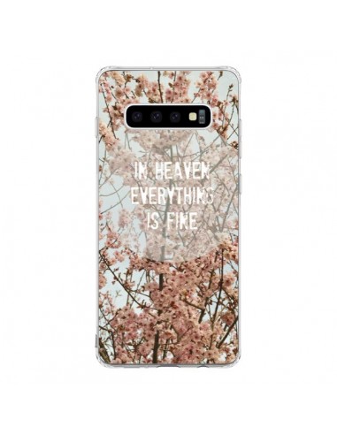 Coque Samsung S10 In heaven everything is fine paradis fleur - R Delean
