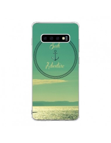 Coque Samsung S10 See Adventure Aventure Ancre Navire Bateau - R Delean