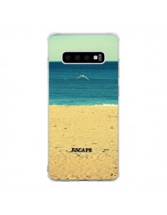Coque Samsung S10 Escape Mer Plage Ocean Sable Paysage -...