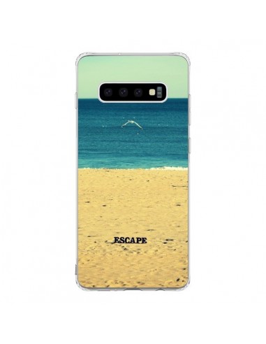 Coque Samsung S10 Escape Mer Plage Ocean Sable Paysage - R Delean