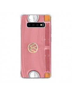 Coque Samsung S10 Groovy Van Hippie VW Rose - R Delean