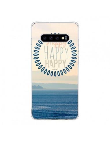 Coque Samsung S10 Happy Day Mer Ocean Sable Plage Paysage - R Delean