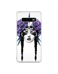 Coque Samsung S10 Fille Fleurs Warrior - Ruben Ireland