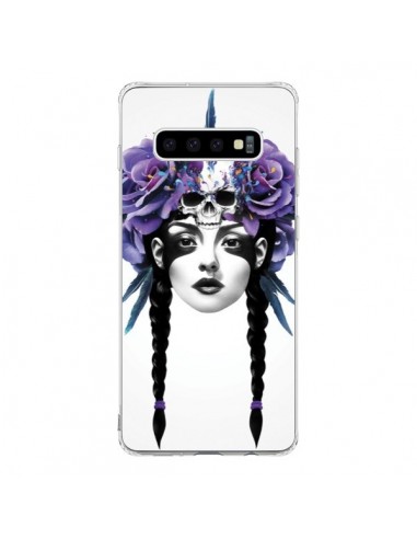 Coque Samsung S10 Fille Fleurs Warrior - Ruben Ireland