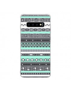 Coque Samsung S10 Azteque Aztec Bleu Pastel - Rex Lambo