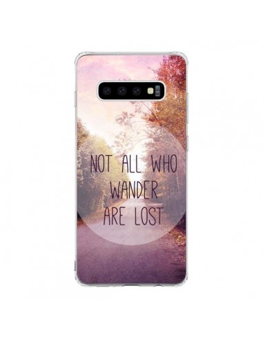 Coque Samsung S10 Not all who wander are lost - Sylvia Cook