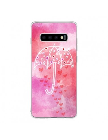 Coque Samsung S10 Parapluie Coeur Love Amour - Sylvia Cook