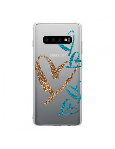 Coque Samsung S10 Coeurs Heart Love Amour Transparente - Sylvia Cook