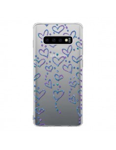 Coque Samsung S10 Floating hearts coeurs flottants...
