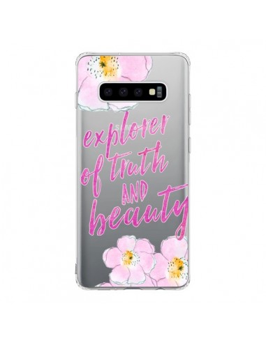 Coque Samsung S10 Explorer of Truth and Beauty Transparente - Sylvia Cook