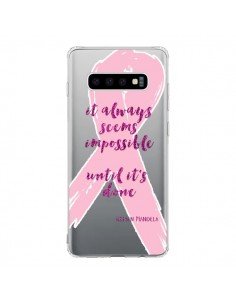 Coque Samsung S10 It always seems impossible, cela semble...