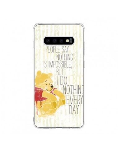 Coque Samsung S10 Winnie I do nothing every day - Sara Eshak