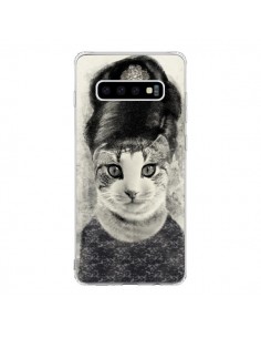 Coque Samsung S10 Audrey Cat Chat - Tipsy Eyes
