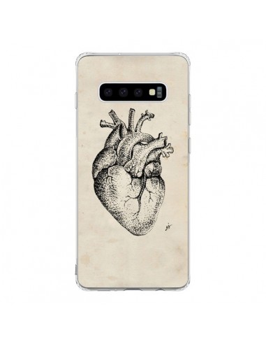 Coque Samsung S10 Coeur Vintage - Tipsy Eyes