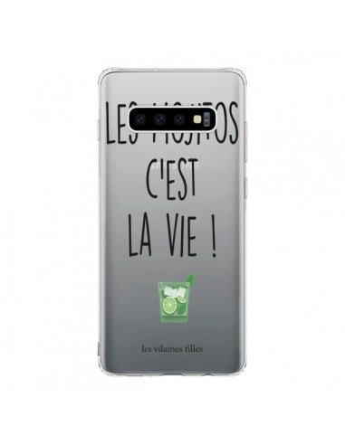 Coque Samsung S10 Les Mojitos, c'est la vie Transparente - Les Vilaines Filles