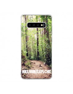 Coque Samsung S10 Hike Run Explore Paysage Foret - Tara...