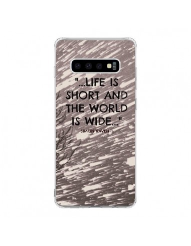 Coque Samsung S10 Life is short Foret - Tara Yarte