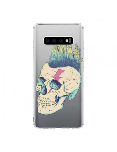 Coque Samsung S10 Tête de Mort Crane Punk Transparente - Victor Vercesi