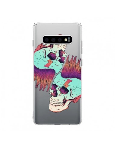 Coque Samsung S10 Tête de Mort Crane Punk Double Transparente - Victor Vercesi