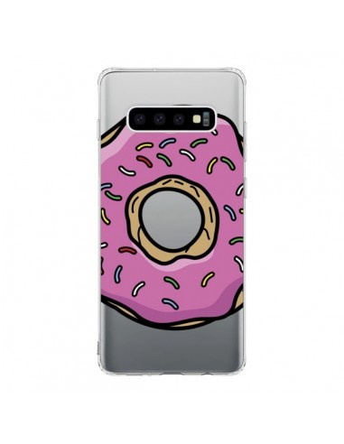 Coque Samsung S10 Donuts Rose Transparente - Yohan B.