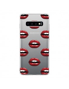 Coque Samsung S10 Lèvres Rouges Lips Transparente - Yohan B.
