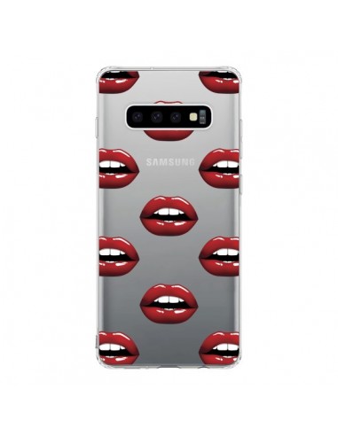 Coque Samsung S10 Lèvres Rouges Lips Transparente - Yohan B.