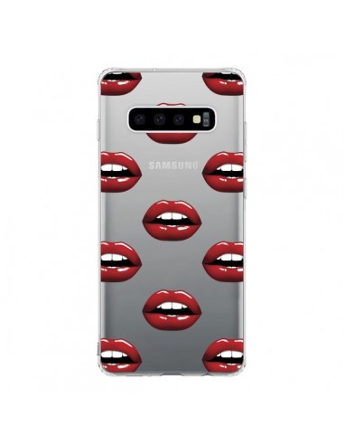 Coque Samsung S10 Lèvres Rouges Lips Transparente - Yohan B.