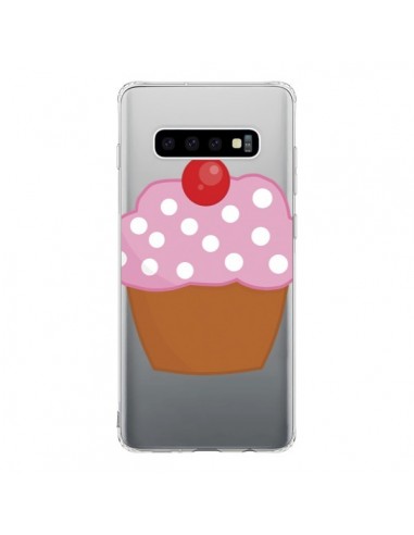 Coque Samsung S10 Cupcake Cerise Transparente - Yohan B.