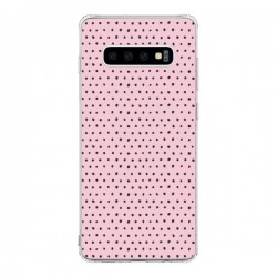 Coque Samsung S10 Artsy Dots Pink - Ninola Design