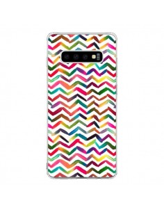 Coque Samsung S10 Chevron Stripes Multicolored - Ninola...