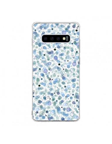 Coque Samsung S10 Cosmic Bubbles Blue - Ninola Design