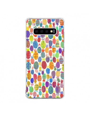 Coque Samsung S10 Cute Pineapples - Ninola Design