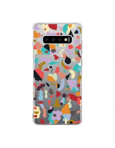 Coque Samsung S10 Dreamy Animal Shapes White - Ninola Design