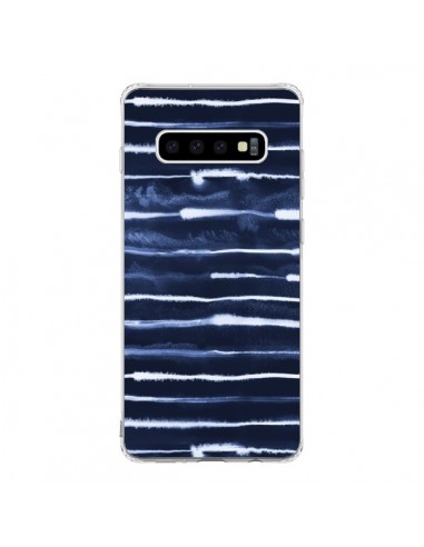 Coque Samsung S10 Electric Lines Navy - Ninola Design