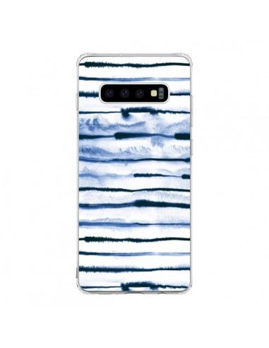 Coque Samsung S10 Electric Lines White - Ninola Design