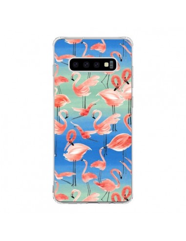 Coque Samsung S10 Flamingo Pink - Ninola Design