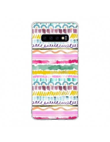 Coque Samsung S10 Garlands Tribal - Ninola Design