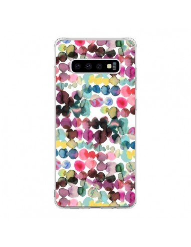 Coque Samsung S10 Gradient Tropical Color Lines - Ninola Design