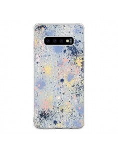 Coque Samsung S10 Gradient Watercolor Lines Blue - Ninola...