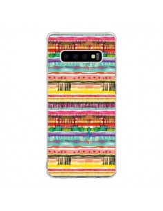 Coque Samsung S10 Ink Dust Blue - Ninola Design