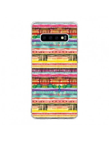 Coque Samsung S10 Ink Dust Blue - Ninola Design