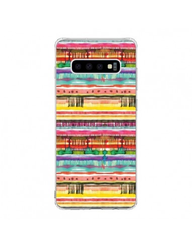 Coque Samsung S10 Ink Dust Blue - Ninola Design