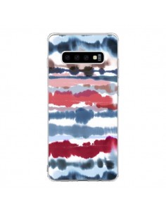 Coque Samsung S10 Smoky Marble Watercolor Dark - Ninola...