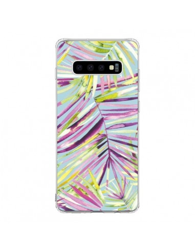 Coque Samsung S10 Tropical Flowers Multicolored - Ninola Design